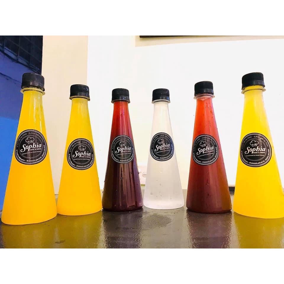 Combo 5 Chai nhựa tam giác 330ml