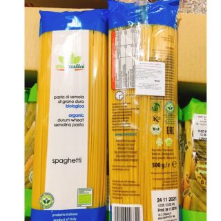 Mỳ ý lúa mỳ hữu cơ bioitalia 500g