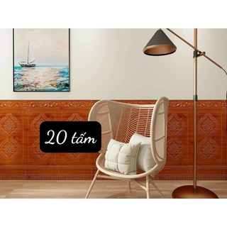 Xốp dán tường ốp chân tường vẫn gỗ, vân đá 70cm x90cm