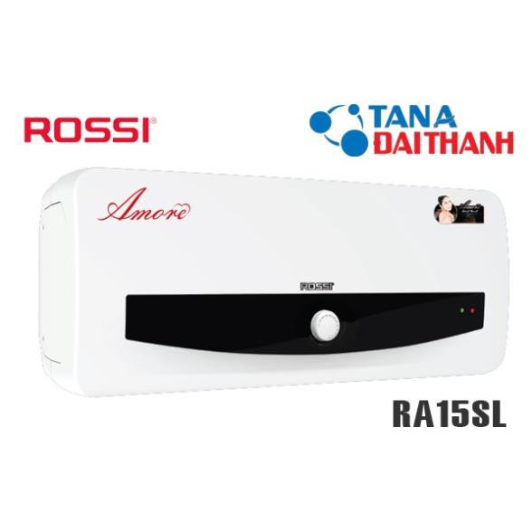 Bình nóng lạnh Rossi Amore RA15SL | RA20SL | RA30SL ngang 15L/20L/30L, Chính hãng, BH 7 năm, Tân á đại Thành BM