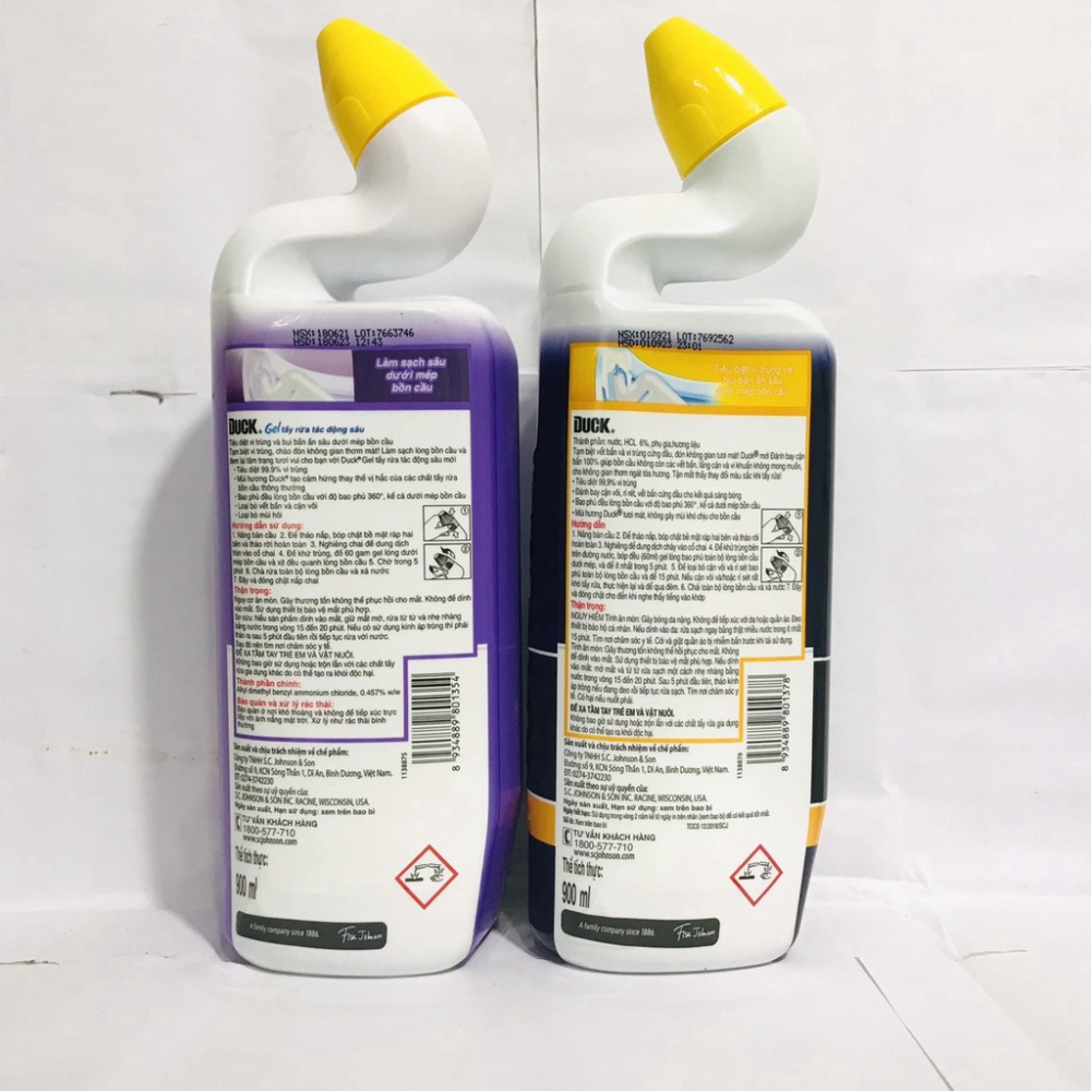 DUCK Tẩy Rửa Nhà Tắm Siêu Tẩy Pro 900ml ( CÓ VÒI)