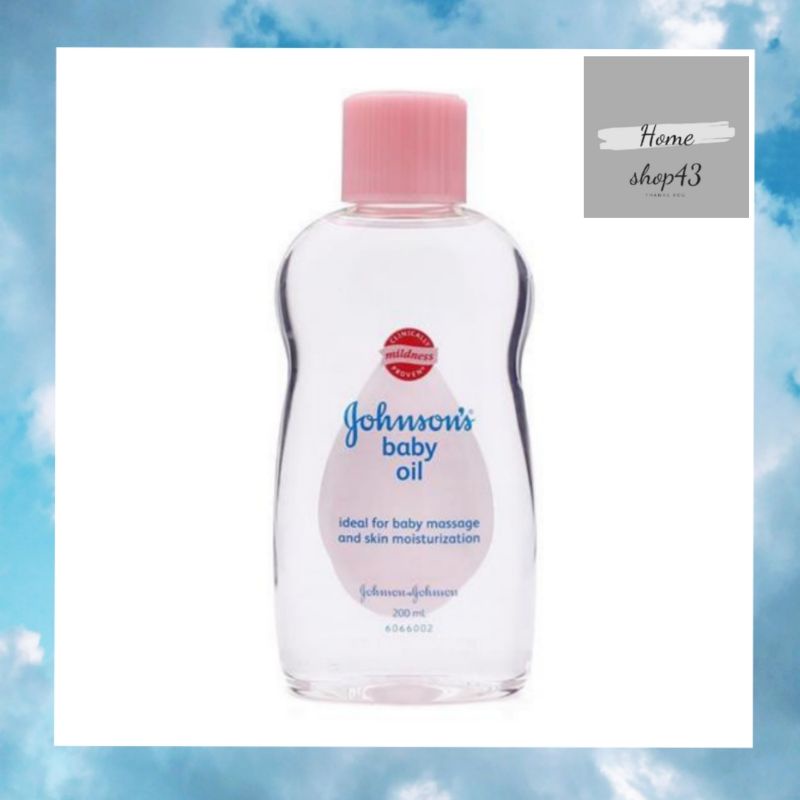 chai bị trầy vỏ do vận chuyển(Mẫu mới 200ml)Dầu Massage &amp; Dưỡng Ẩm Johnson's Baby Oil