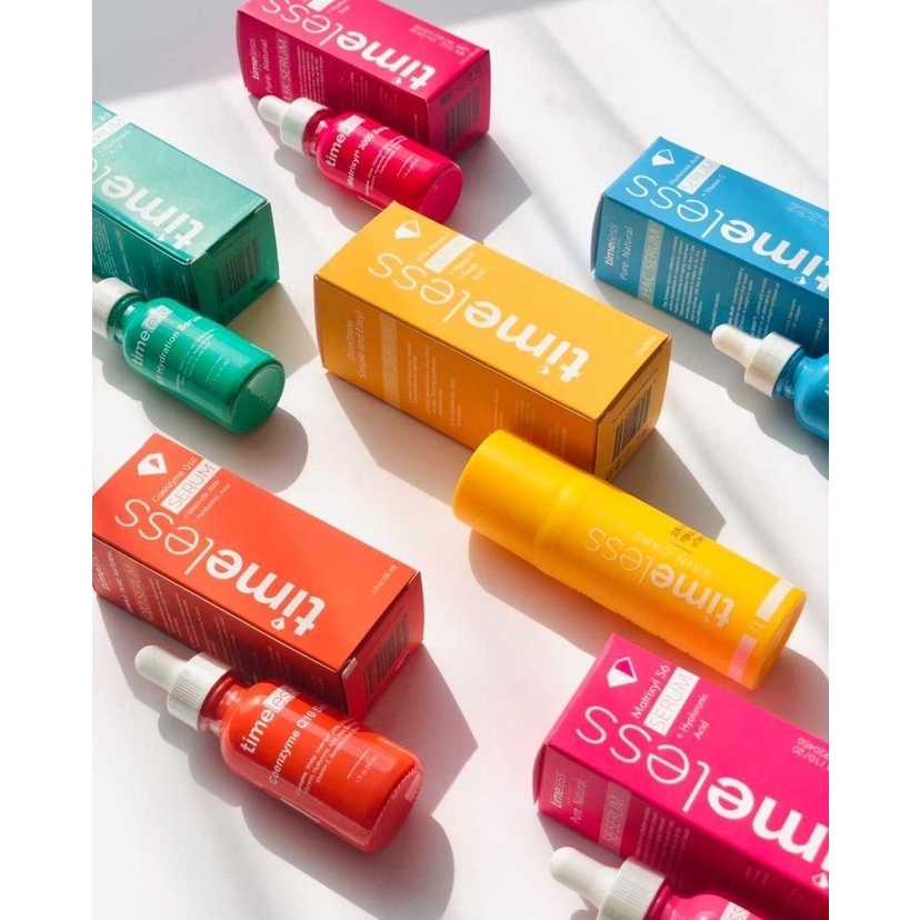 Serum Timeless Dưỡng Da Timeless Serum B5, Timeless Vitamin C, Timeless Cấp Ẩm HA Pure, Serum Timeless S6, Serum Q10 Mỹ