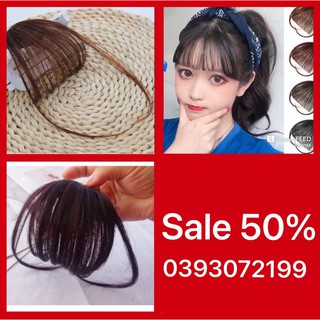 Tóc mái thưa - tóc giả mái thời trang hàn quốc loại đẹp