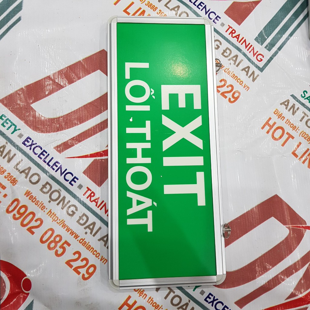 Đèn dạ quang uv lối thoát EXIT Lối thoát 2 mặt YF1017