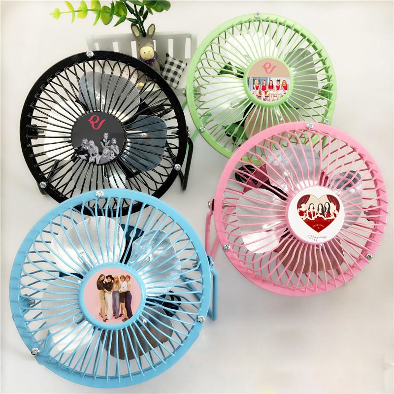 Quạt Trần tình lệnh TFboys GOT7 ITZY MAMAMOO RED VELVET QSD23 quạt cắm cổng USB quạt để bàn để giường trẻ em