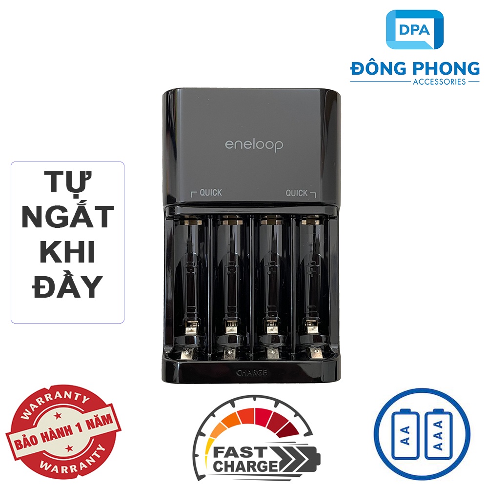 Dock Sạc Nhanh Eneloop Pro Sạc Pin AA, AAA Chính Hãng Thị Trường Nhật Bản ( Không Kèm Pin )