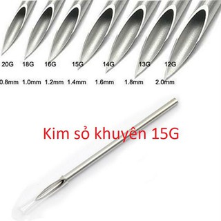 Set 10 kim sỏ khuyên size 15G ( hàng có sẵn )