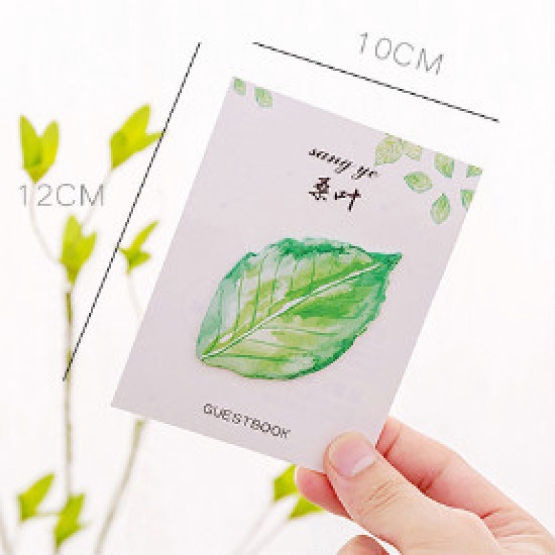 Giấy Ghi Chú Hình Chiếc Lá Xinh Xắn