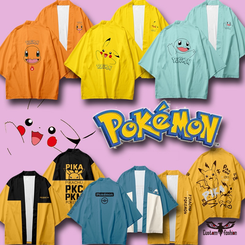 Áo Choàng Cosplay Pikachu 3D Thời Trang Dành Cho Nam Nữ