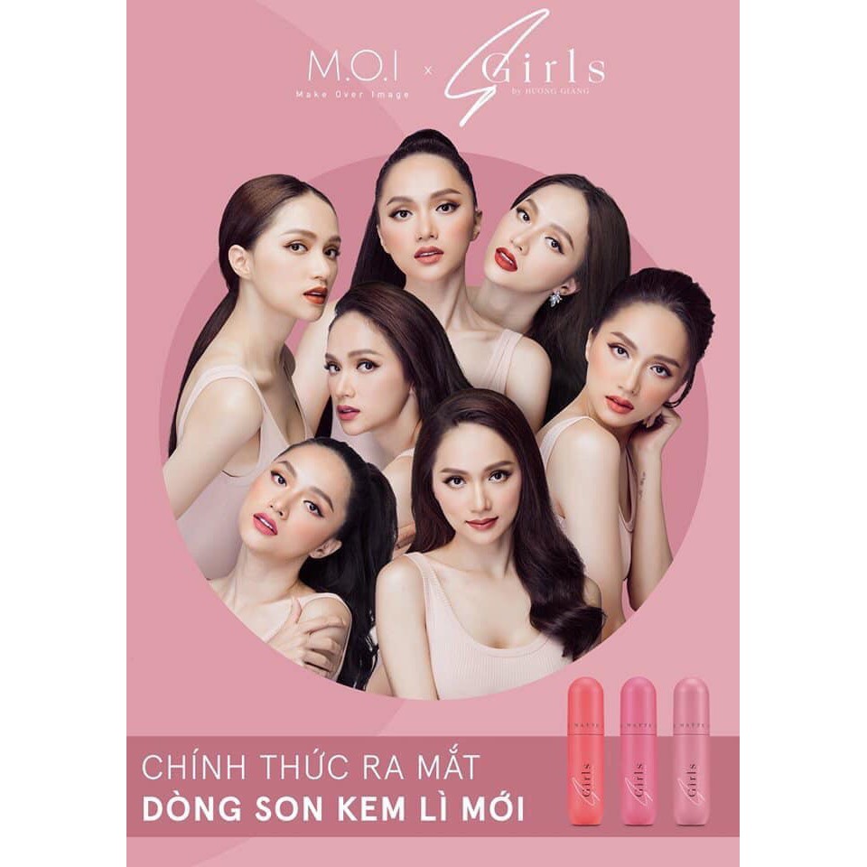 Son M.O.I Sgirls By Hương Giang Tone màu  No.3 Sexy- cam san hô