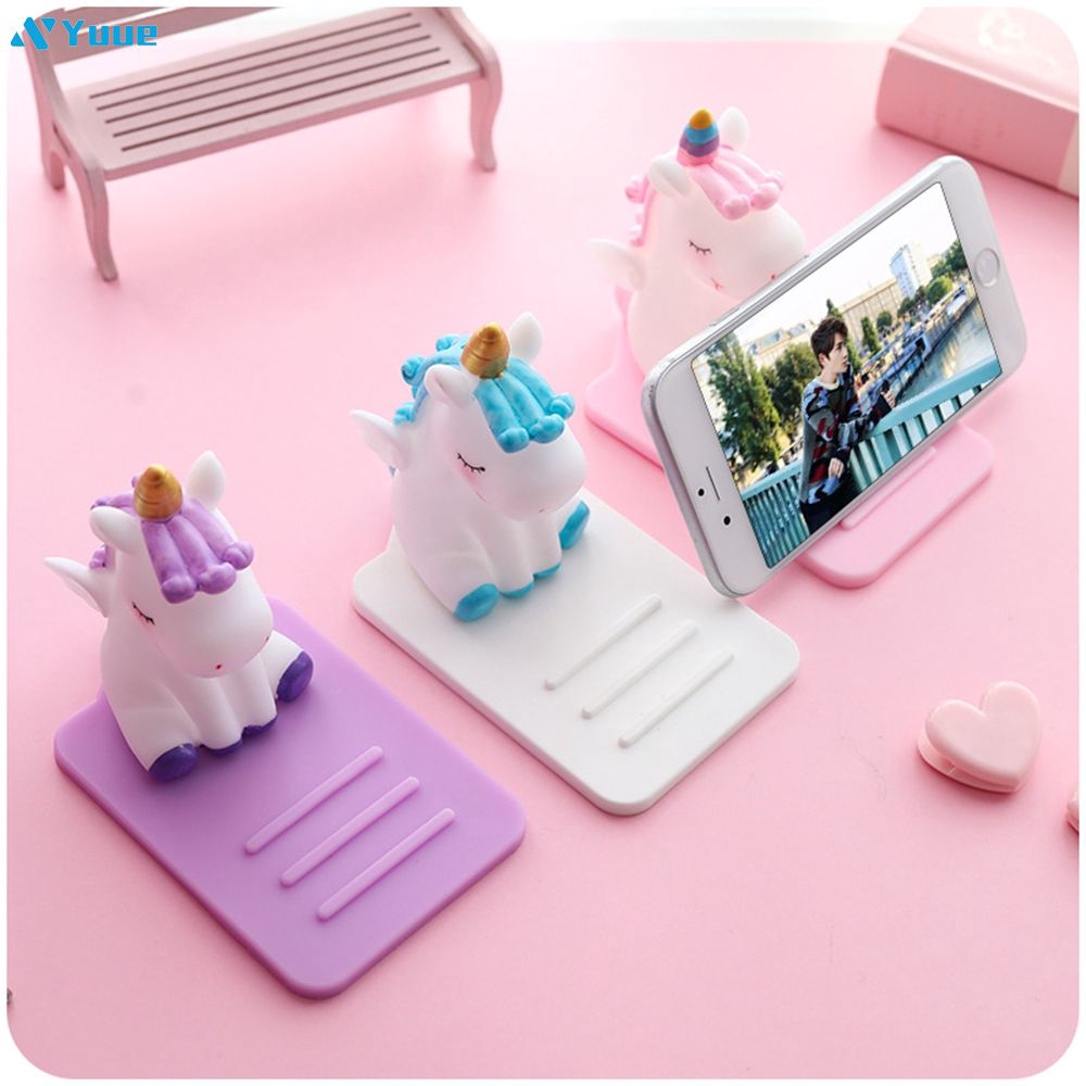 Giá Đỡ Điện Thoại Bằng Silicon Hình Kỳ Lân Hoạt Hình Sáng Tạo Đa Năng | BigBuy360 - bigbuy360.vn
