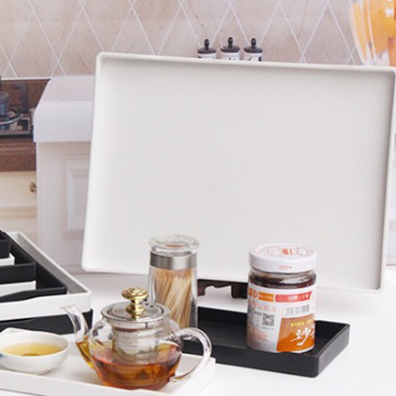 Khay Nhựa Melamine Hình Chữ Nhật Phục Vụ Thức Ăn