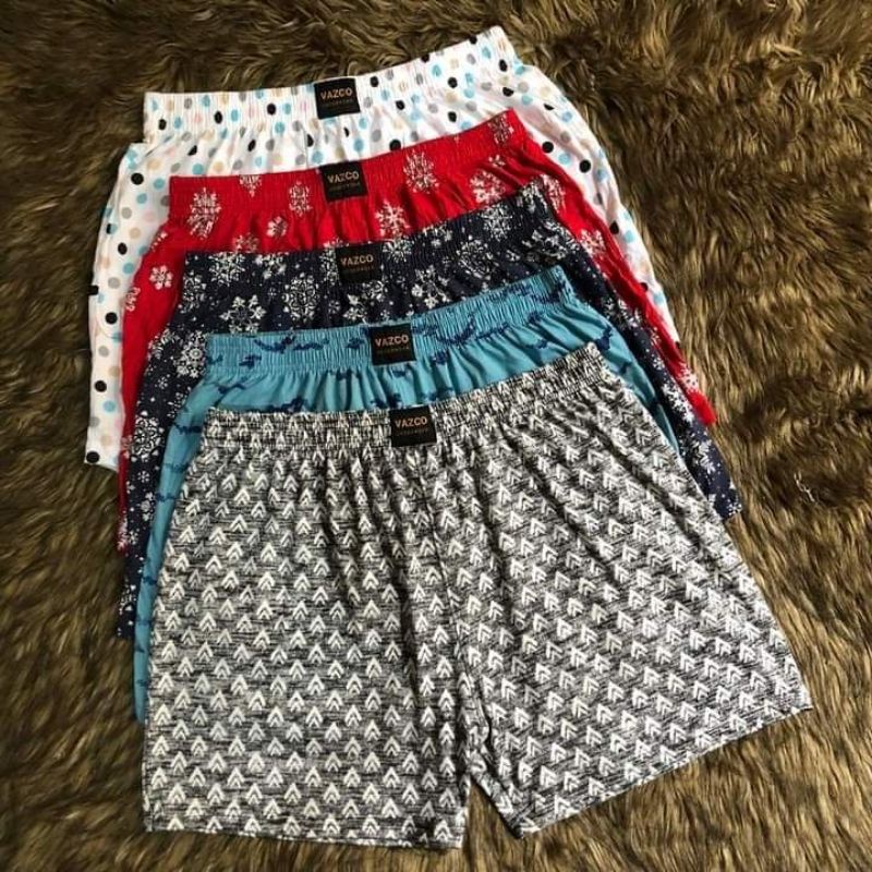 Quần Đùi Thun Cotton Đi Biển Thể Thao Nam Nữ Họa Tiết Ngẫu Nhiên