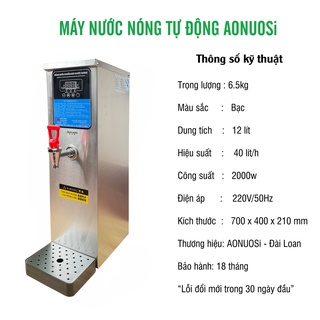 Máy đun nước nóng tự động Aonuosi chuyên dụng quán trà chanh, trà sữa mới nhất 2021