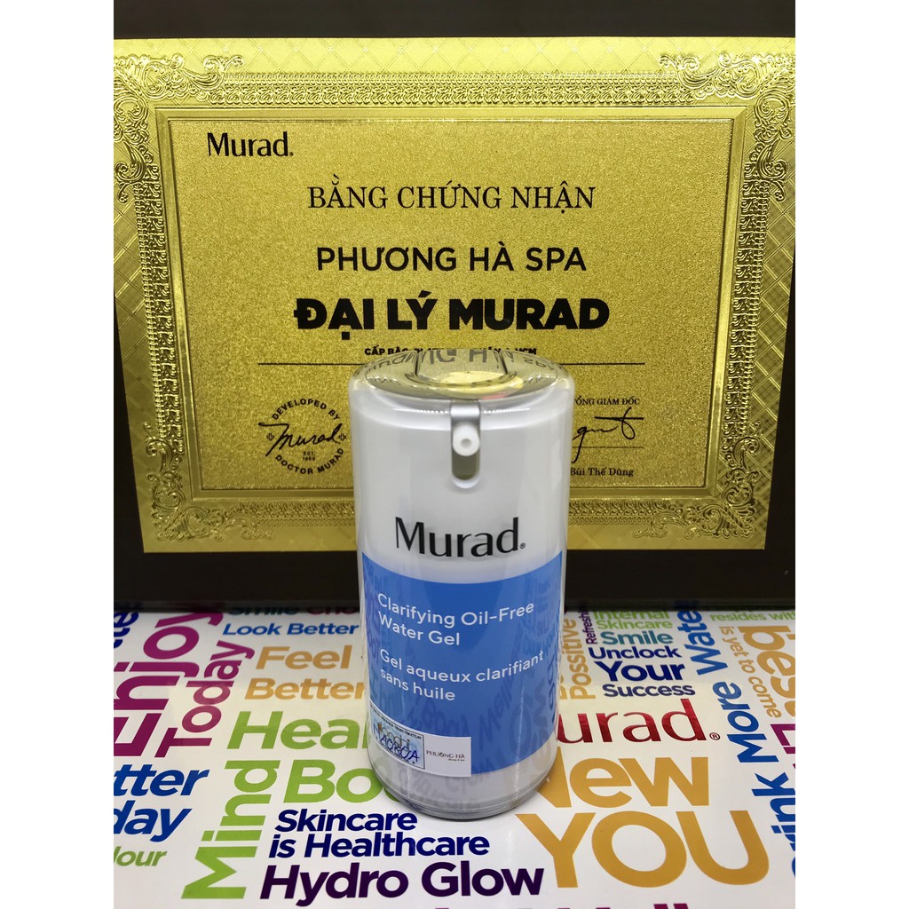 Gel ngừa mụn và cách ly vi khuẩn Murad Clarifying Oil-Free Water Gel