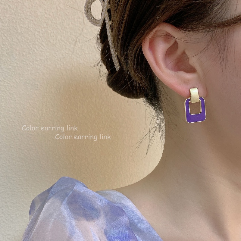 Bông Tai Hình Tròn tok tok Phong Cách Pháp Sang Trọng Thời Trang Cho Nữ 2023