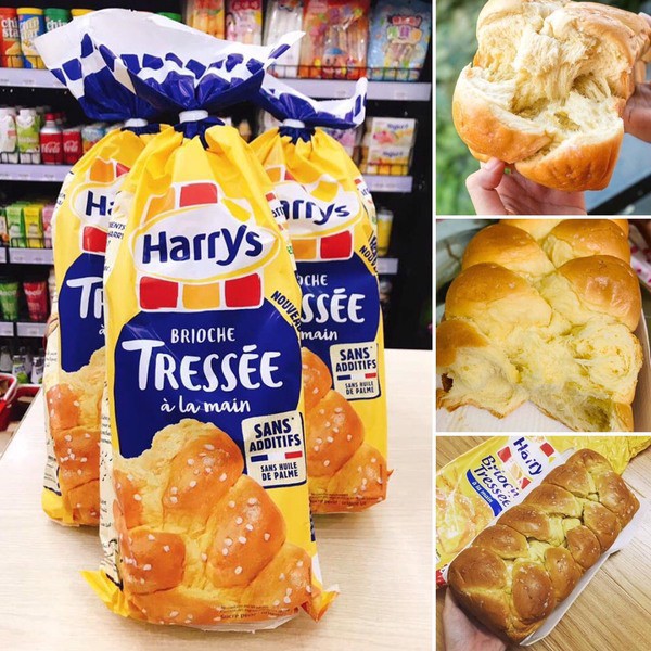 Bánh mì hoa cúc Harrys Brioche Tressée PHÁP