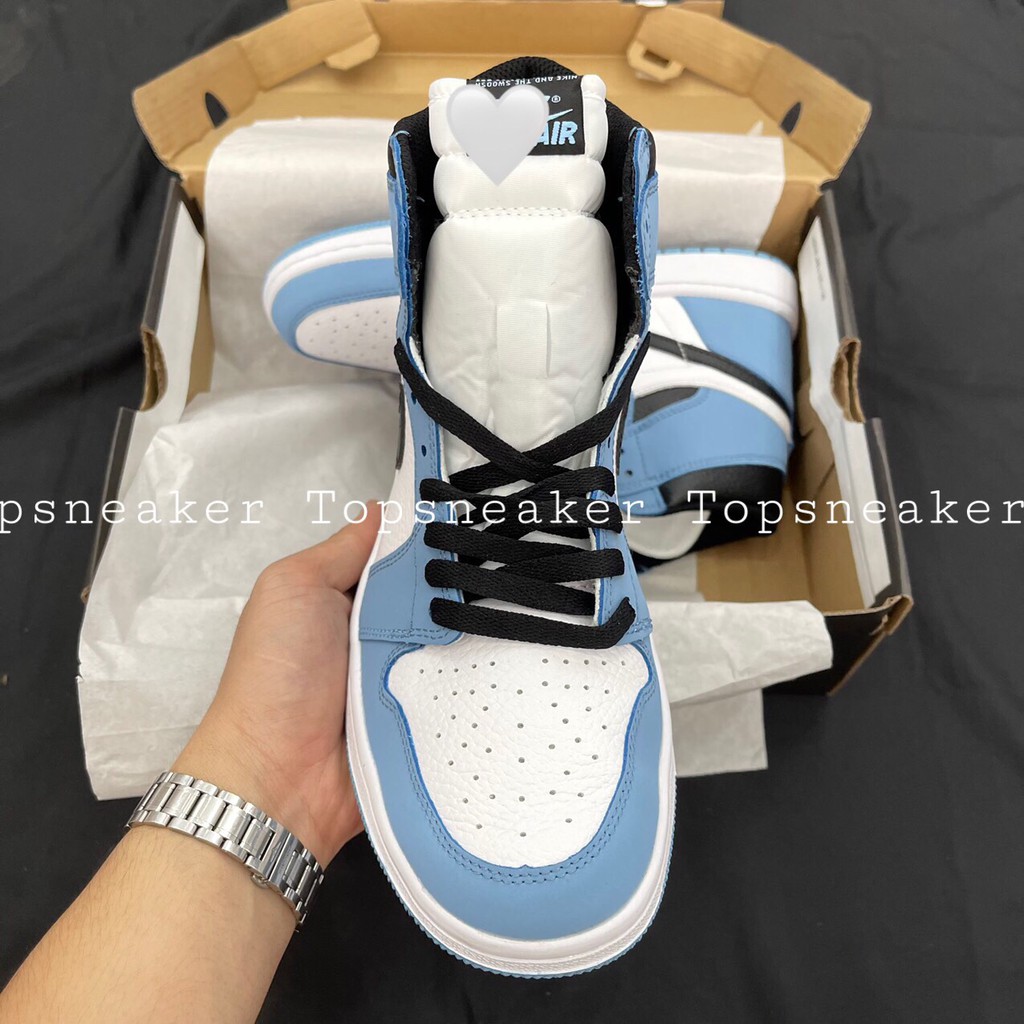 [Mã FAGREEN245 giảm 10% tối đa 30K đơn 99K] Giày Sneaker Jordan Xanh Dương Logo Đen Full Box Phụ Kiện Freeship | BigBuy360 - bigbuy360.vn