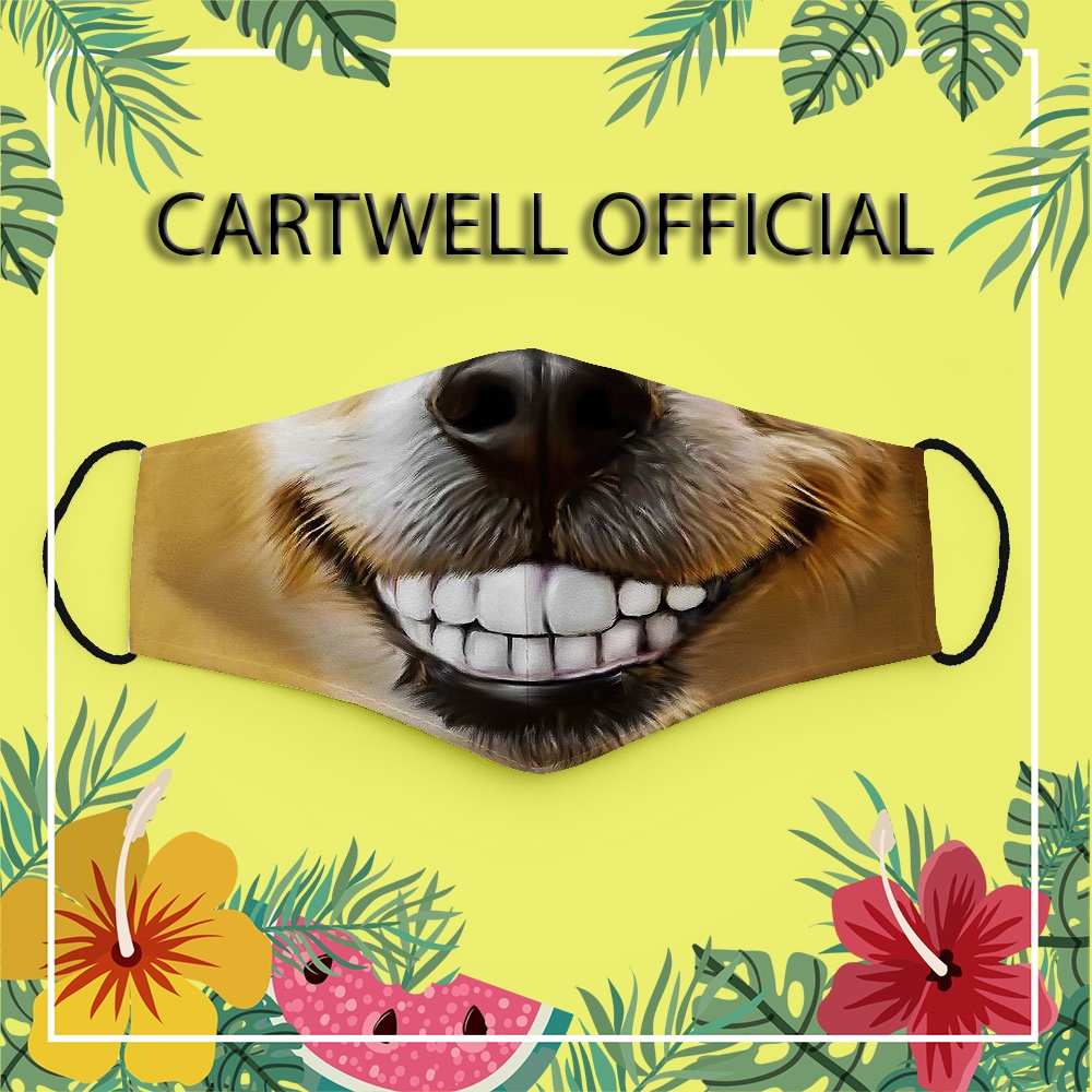Khẩu trang thú cưng cute hoạt hình trẻ em dễ thương đáng yêu Mặt Thú Cưng CARTWELL kháng khuẩn có thể giặt và tái sử dụn