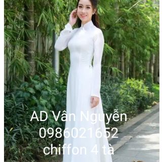 Áo Dài 4 tà trơn