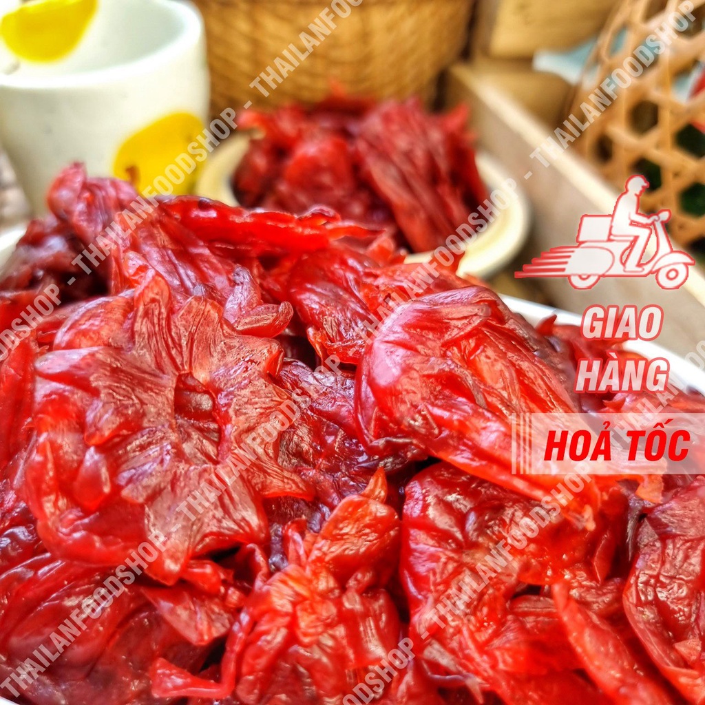 Mứt Hoa Hồng Đà Lạt (Mứt Hibiscus) Lon 300gr