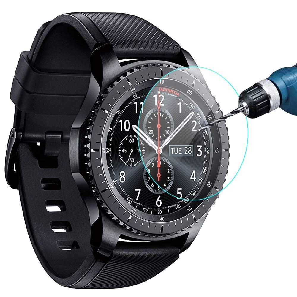 Kính Cường Lực 9h 2.5d Bảo Vệ Màn Hình Cho Samsung Gear S4 S3 S2 Classic Frontier