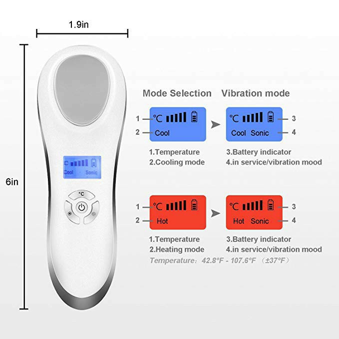 Búa Điện Di Nóng Lạnh Đẩy Tinh Chất 7901 Hàn Quốc