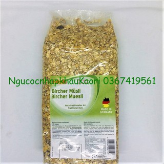 Ngũ cốc yến mạch mix nho khô HAHNE Bircher Muesli 1Kg nhập khẩu Đức