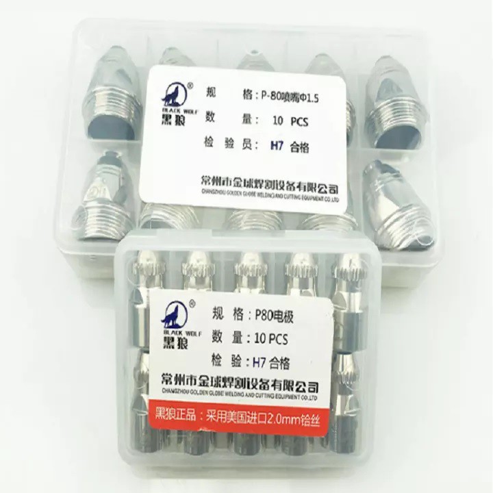 10 Bộ Bép cắt plasma P80 1.7 Blackwolf đẹp