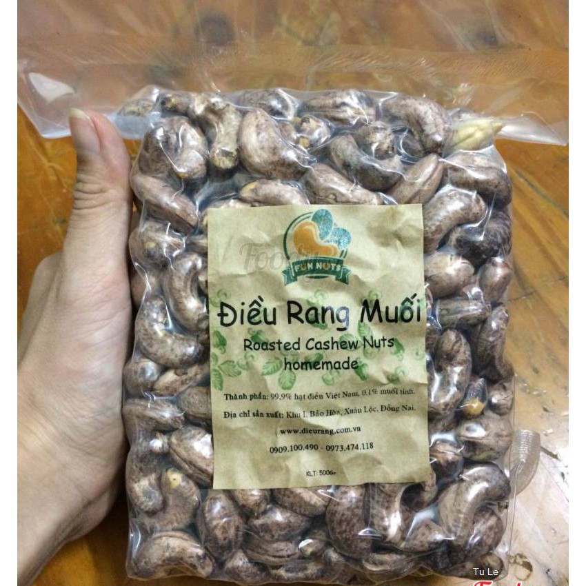 500GR HẠT ĐIỀU RANG MUỐI LOẠI I (CÓ VỎ LỤA) | BigBuy360 - bigbuy360.vn