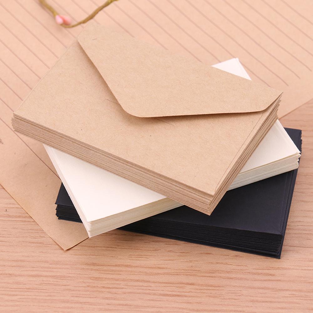 Thiệp Mời Đám Cưới Bằng Giấy Kraft Màu Trắng Kiểu Cổ Điển