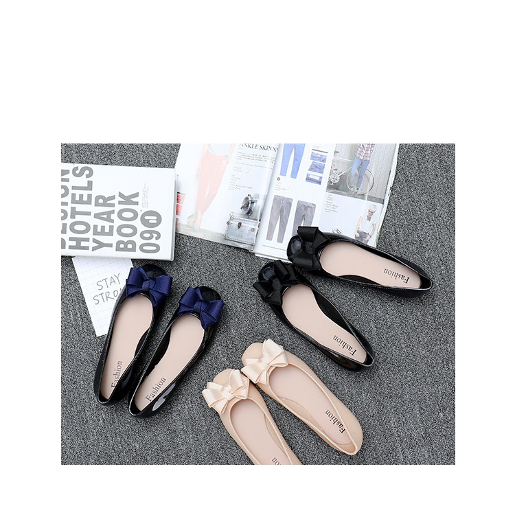 Giày nhựa nơ to - MS19