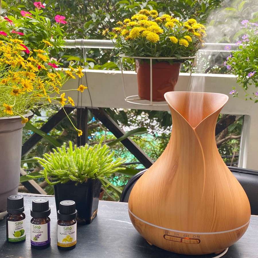 Máy khuếch tán tinh dầu Bình Hoa Tulip Aroma Diffuser