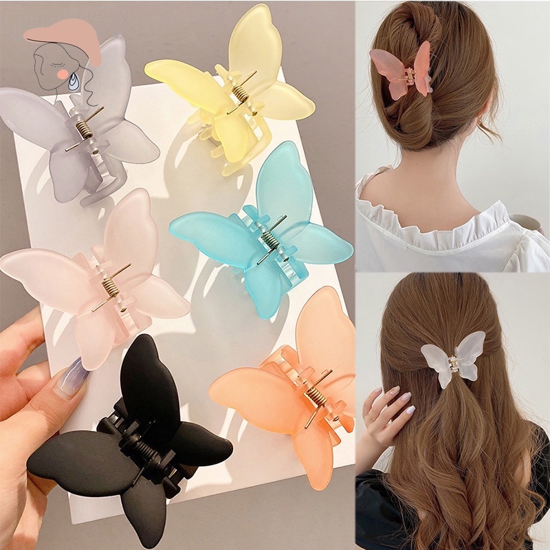Kẹp Tóc Hình Bướm Đính Đá Thời Trang Hàn Quốc