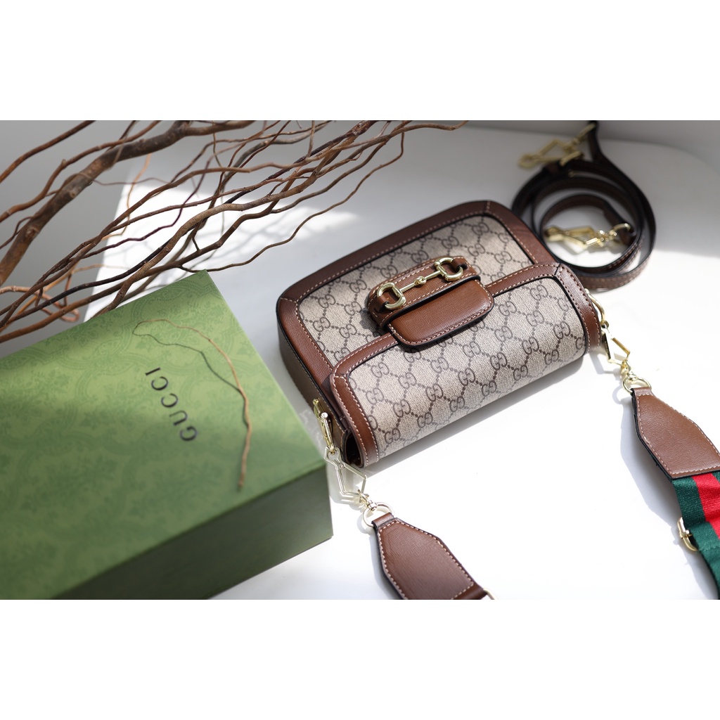 Túi Xách Nữ Horsebit 1955 Size 20 Cao Cấp Có Hộp