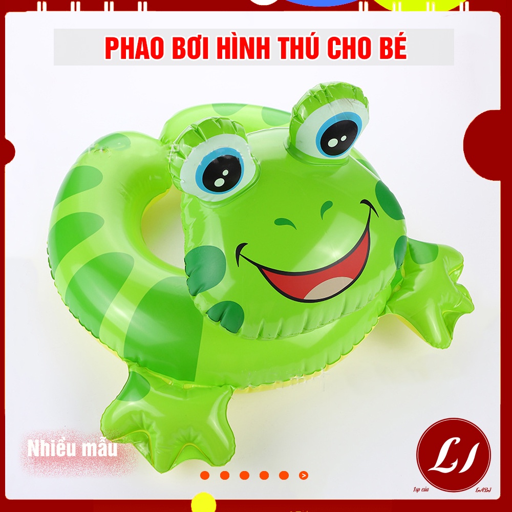 Phao bơi HÌNH THÚ bảo vệ an toàn cho bé khi tắm