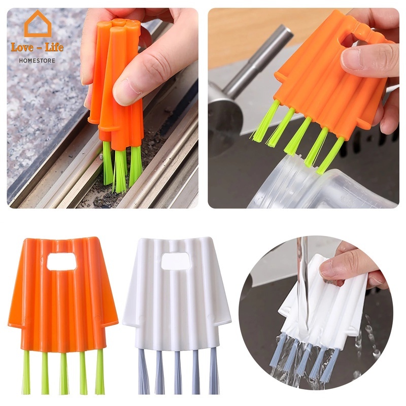 Cọ Vệ Sinh Khe Hở Khoảng Cách Có Thể Uốn Cong Với Lỗ Treo/ Vỏ Bọc Bình Sữa/ Dụng Cụ Vệ Sinh Cầm Tay Cho Nhà Bếp
