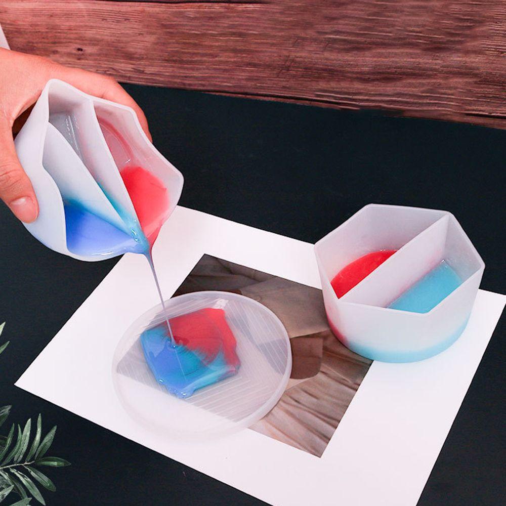 Cốc Đong Bằng Nhựa Trong Suốt Dùng Làm Trang Sức Thủ Công Có Thể Tái Sử Dụng