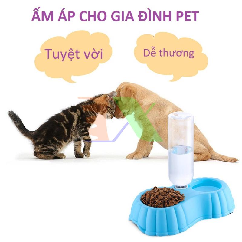 Khay ăn và uống nước bán tự động cho Pet ( Chó, mèo) MPD-03, Máng ăn uống, bát ăn cho chó mèo