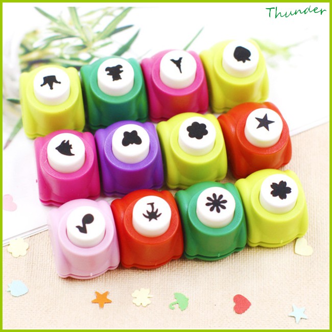 Dụng Cụ Bấm Lỗ Giấy Mini Hình Bông Hoa