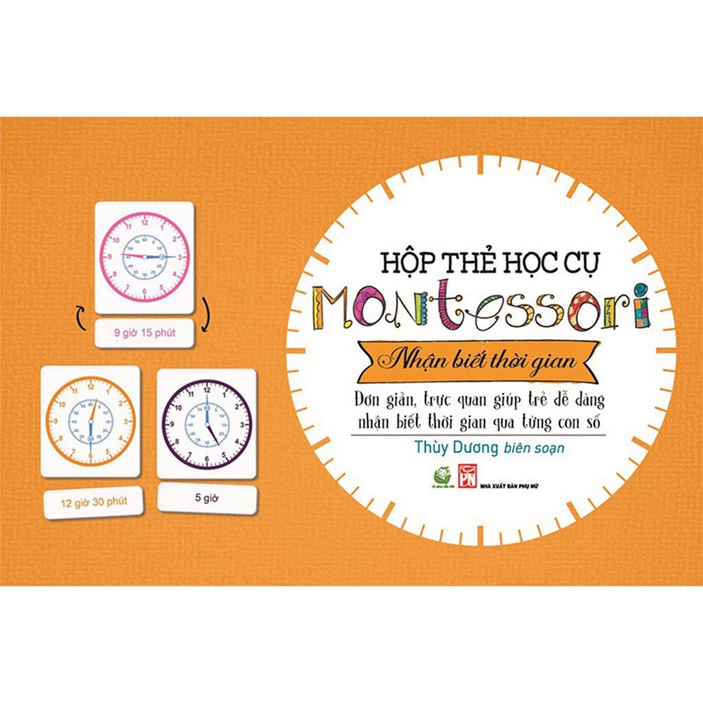 Hộp học cụ Montessori - Nhận biết thời gian