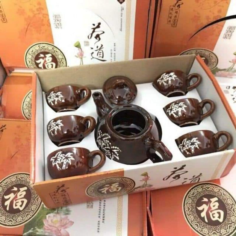 BỘ ẤM CHÉN CÀNH TRÚC