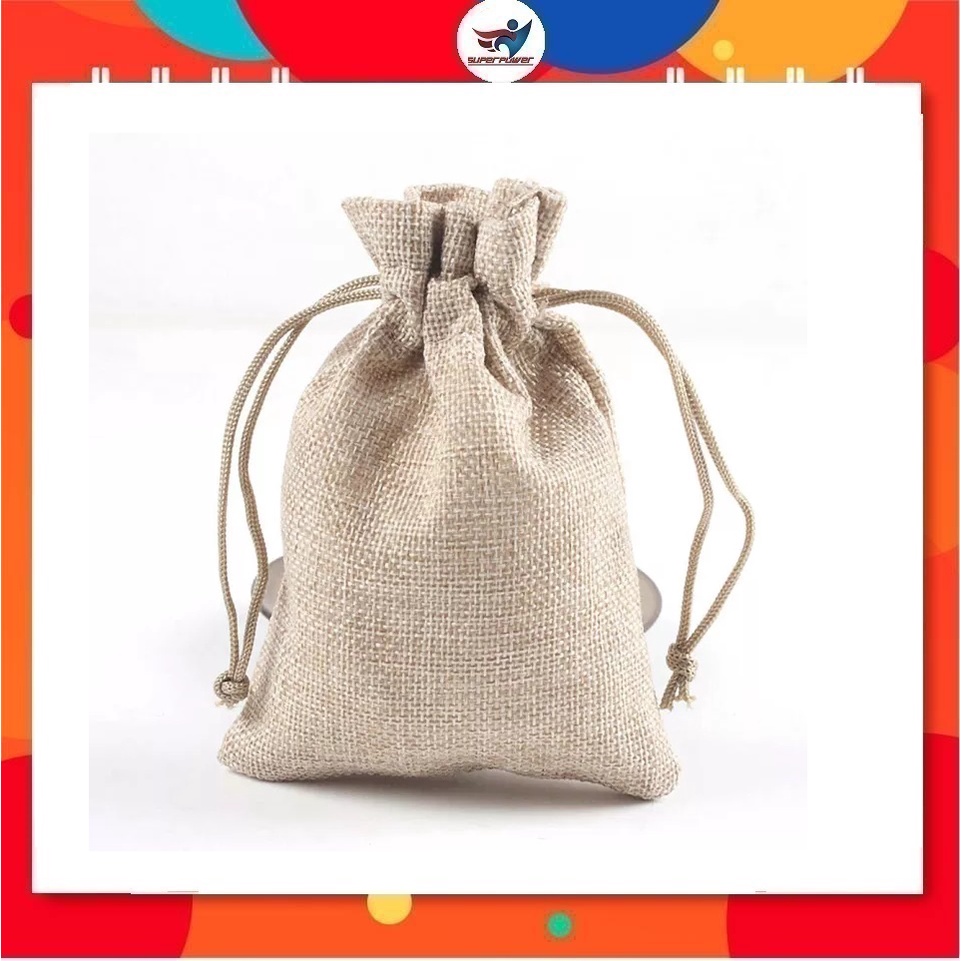 100gram Túi Cà Phê, Túi Thơm Khử Mùi Xe, Tủ Lạnh, Phòng,Túi Thơm Hạt Cà Phê Rang  vải bố -Superpower Coffee