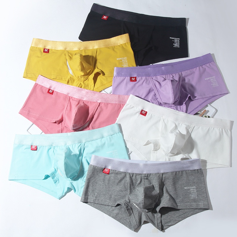 Quần Lót Boxer Cotton Chữ U Thoáng Khí Gợi Cảm Cho Nam