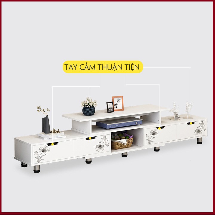 KỆ TIVI CHỐNG XƯỚC, CHỐNG NƯỚC, KỆ TI VI TRANG TRÍ PHÒNG KHÁCH THU GỌN