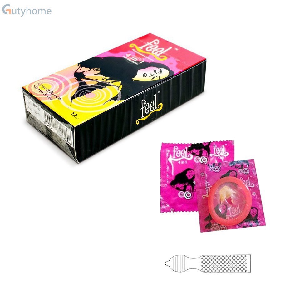 Bao Cao Su Gân gai Kéo dài thời gian 12 chiếc Feel 4 in 1 Malaysia