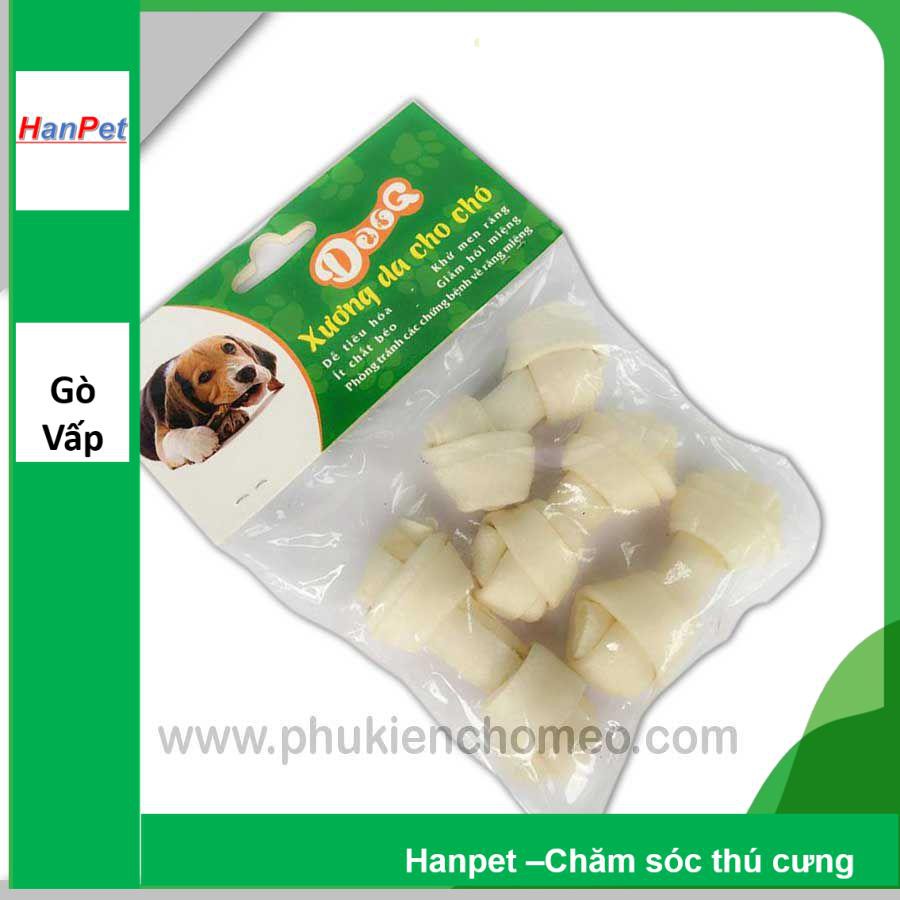 Hanpet.GV- 837- Xương sữa tết xoắn 2.5' 8 chiếc- túi (- 4711585)