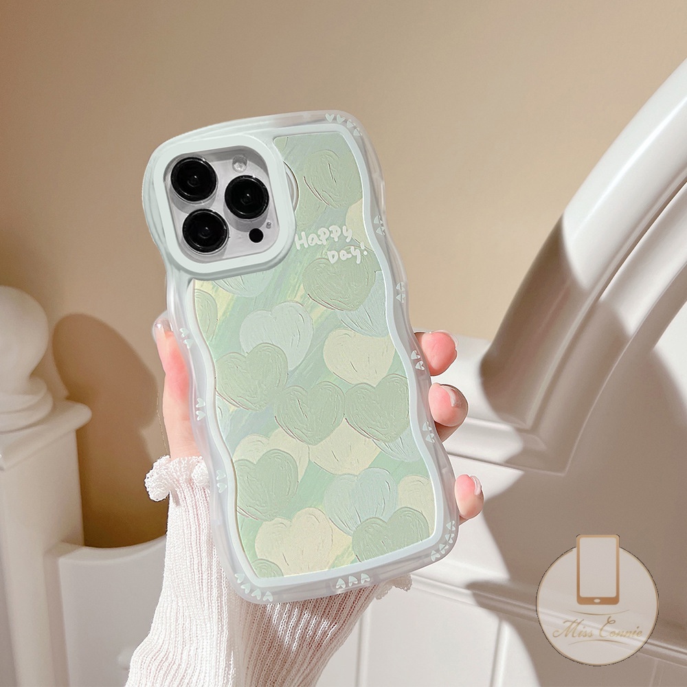 Ốp Điện Thoại Viền Gợn Sóng Cho IPhone 6Plus 7Plus 14 Plus XR 11 12 13 14 Pro Max X XS Max 6 6s Plus 7 8 Plus SE 2020 11Pro Max
