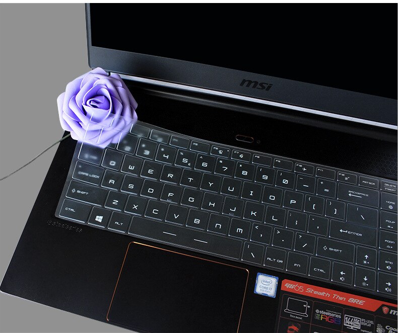 Miếng dán bảo vệ bàn phím máy tính bằng TPU trong suốt chống bụi cho msi GS66 GE66 GP66